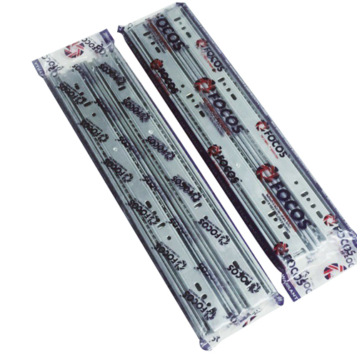 Zinc Silver Dotted Design Telescopic Channel