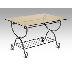 Vintage Iron Coffee Table No Assembly Required