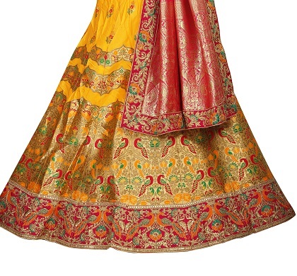 Available In 3 Colors Bridal Lehenga Choli