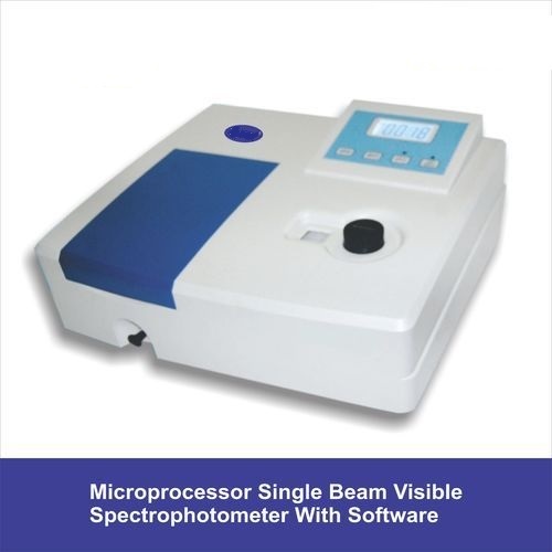 Microprocessor Single Beam Visible Spectrophotometer - Abs Plastic, Various Models And Sizes | Laboratory Use, Advanced Technology Design