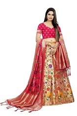 4 Silk Banarsi Lehenga Choli For Women