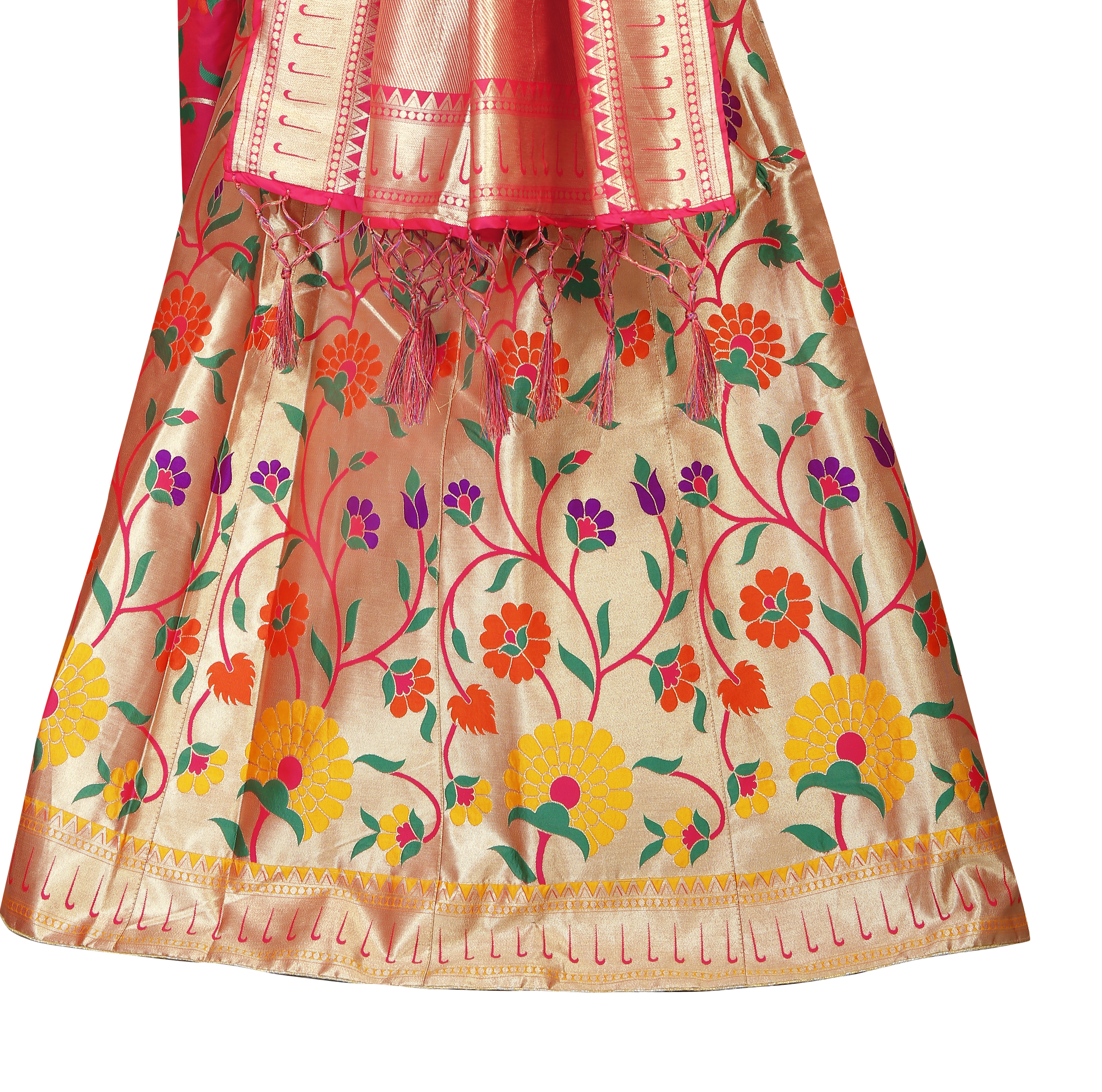 4 Silk Banarsi Lehenga Choli For Women