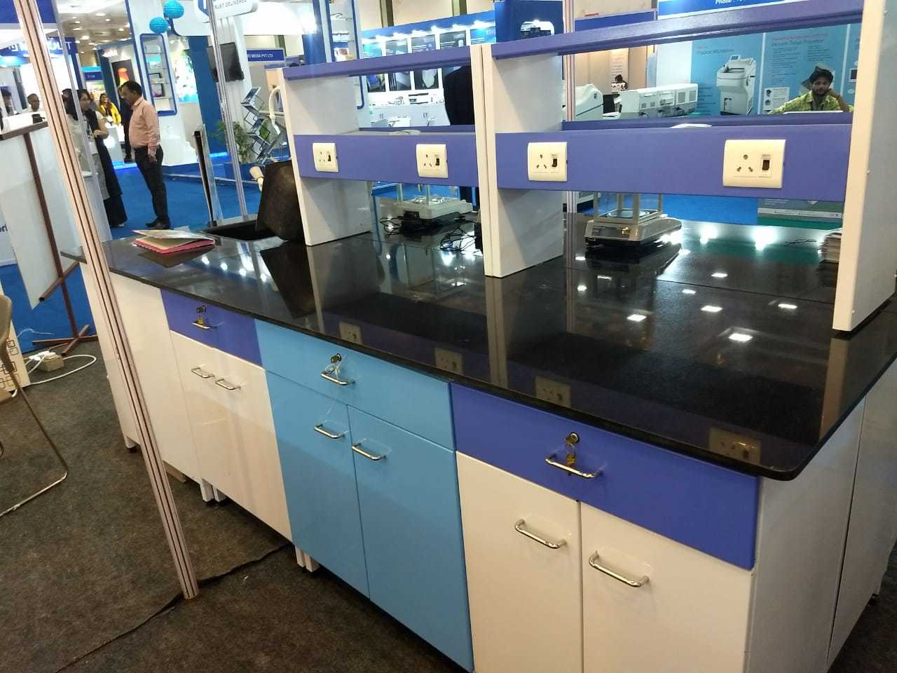 Laboratory Wall Side Table No Assembly Required