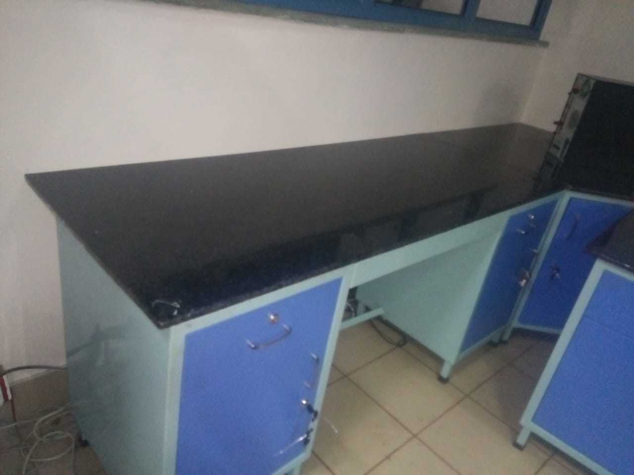 Laboratory Wall Side Table No Assembly Required