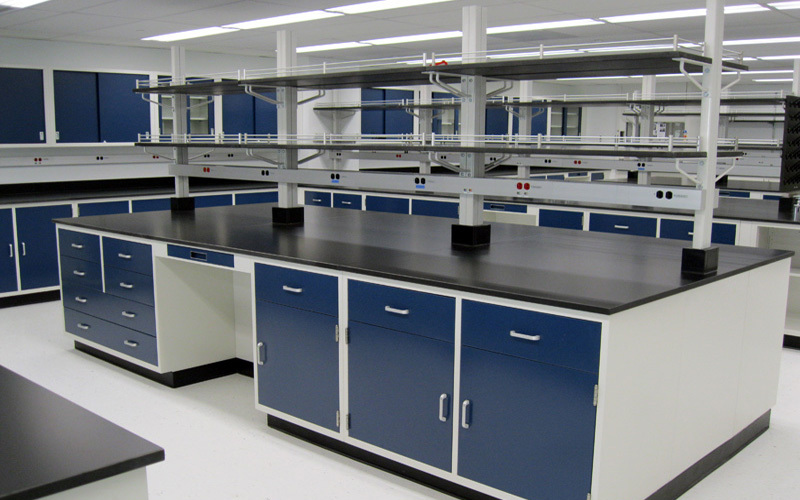 Laboratory Wall Side Table No Assembly Required