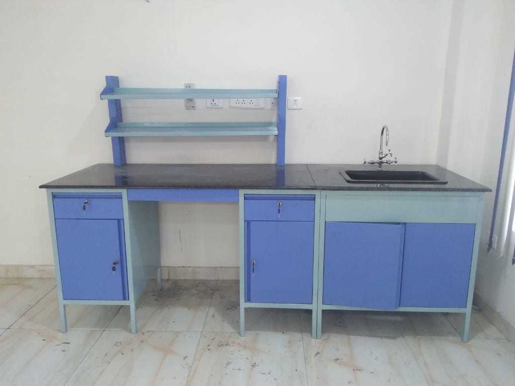 Laboratory Wall Side Table No Assembly Required