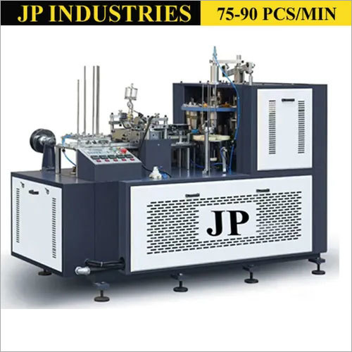 Yellow And Black Paper Cup Making Machine