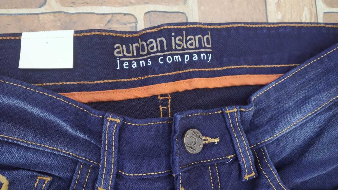 Dark Blue Jeans - Dobby Lycra Fabric, Waist Size 30-38, Slim Fit | Washed Finish, Available In 4 Sizes (30, 32, 34, 36, 38)