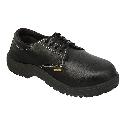 Merino Choice Series Safety Shoes - Polyvinyl Chloride Material, Size 6 To 11, Black Color, Pu Outsole, Lace Style