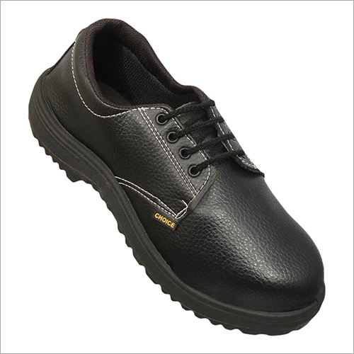 Merino Choice Series Safety Shoes - Polyvinyl Chloride Material, Size 6 To 11, Black Color, Pu Outsole, Lace Style