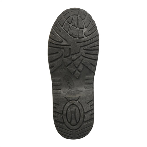 Merino Choice Series Safety Shoes - Polyvinyl Chloride Material, Size 6 To 11, Black Color, Pu Outsole, Lace Style
