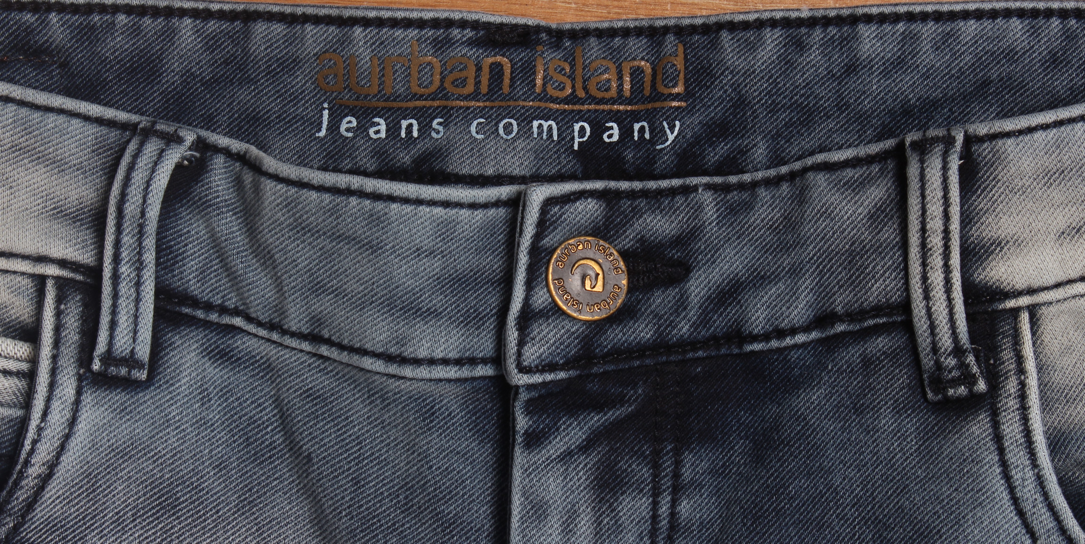 Knitted Dobby Jeans - 30-38 Waist Size, Dark Blue Denim | Slim Fit, 500g Fabric Weight, Washed Finish, 5 Sizes Available