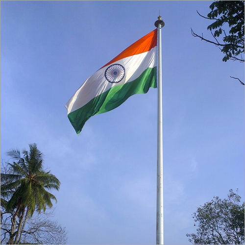Outdoor Flag Pole - Metal, Various Sizes Available | High Tensile Strength, Durable Nylon, Ideal for National Flags