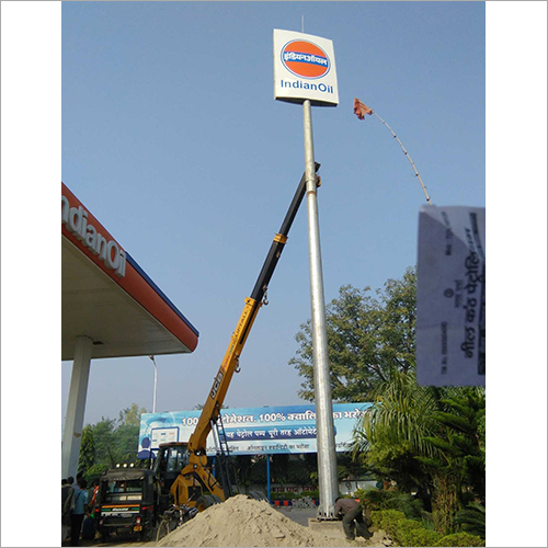 प्रिंटेड हाई मास्ट पोल