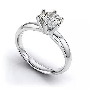 Artificial Diamond Ring - Silver & Stainless Steel