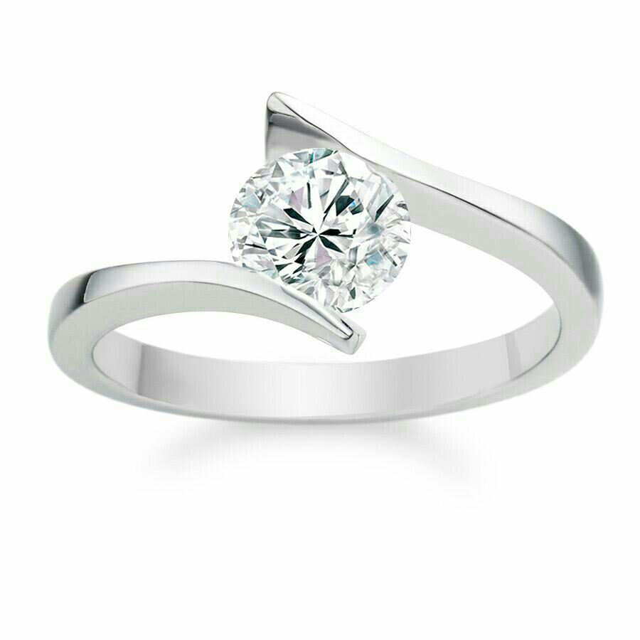 Artificial Diamond Ring - Silver & Stainless Steel