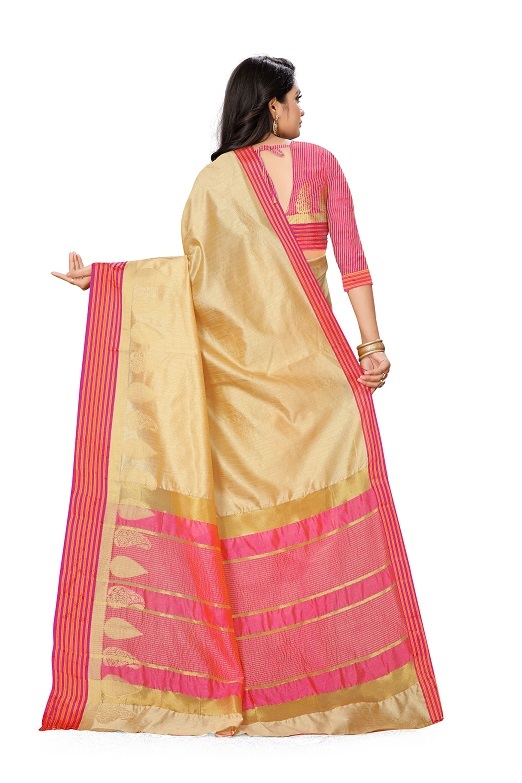 Banarasi Sarees - Art Cotton Silk, 6.30 Meter Length (5.30 Meter Saree + 1 Meter Blouse) | Zari Work, 7 Color Options