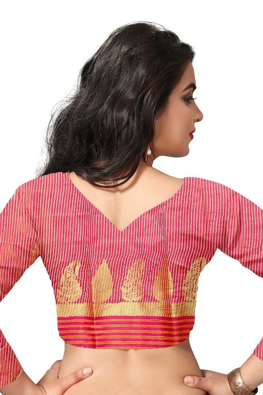 Banarasi Sarees - Art Cotton Silk, 6.30 Meter Length (5.30 Meter Saree + 1 Meter Blouse) | Zari Work, 7 Color Options