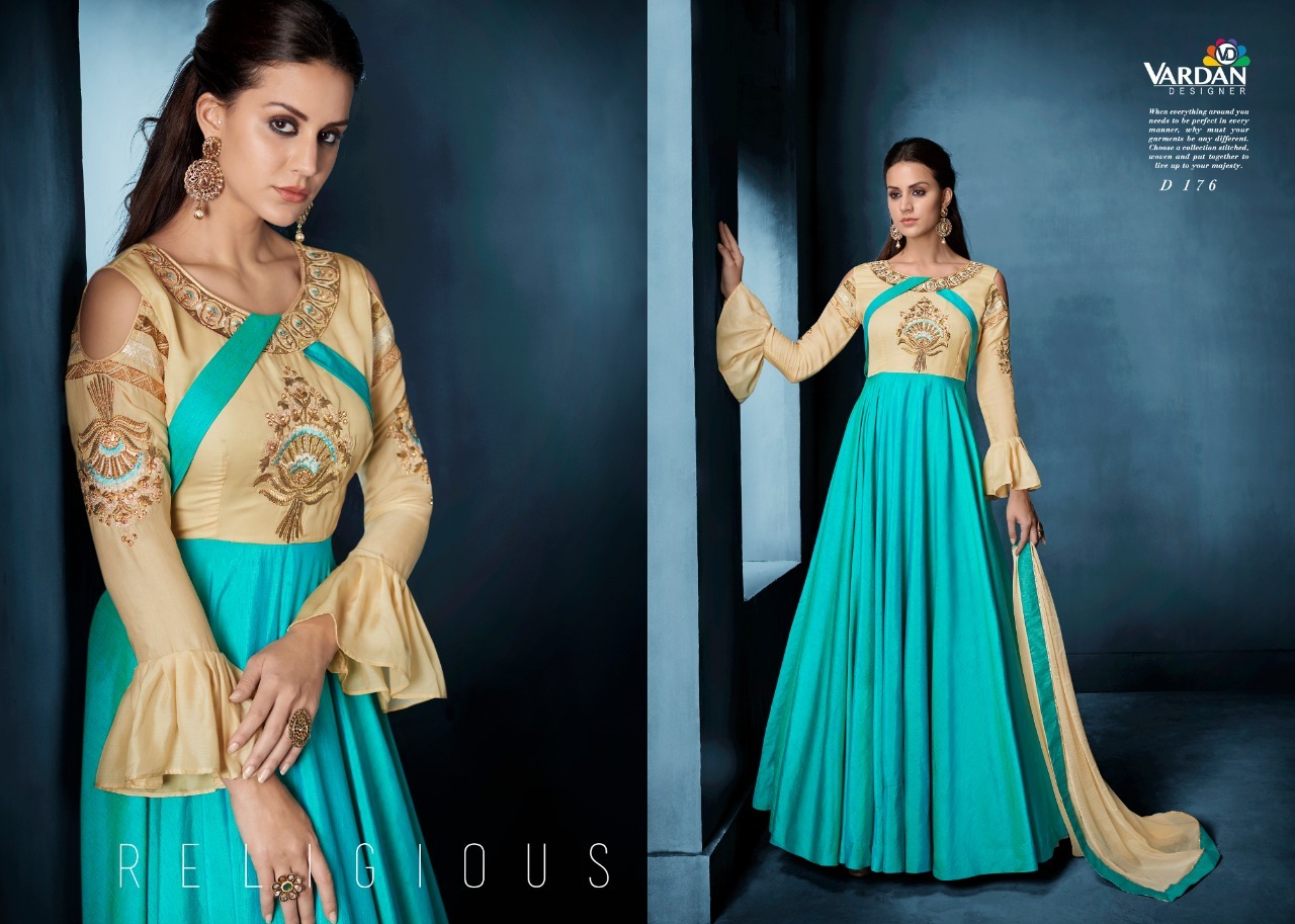 Fancy Designer Long Gown Bust Size: Xl Inch (In)