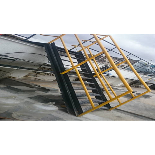 Yellow Industrial Ms Staircase
