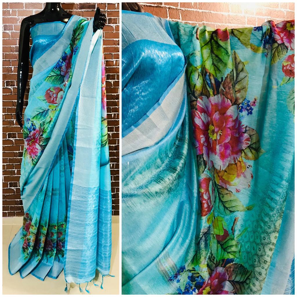 Printed Digital Saree