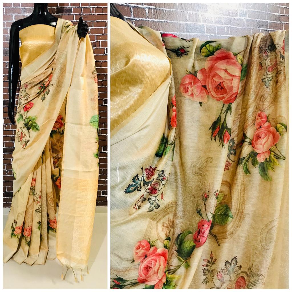 Printed Digital Saree