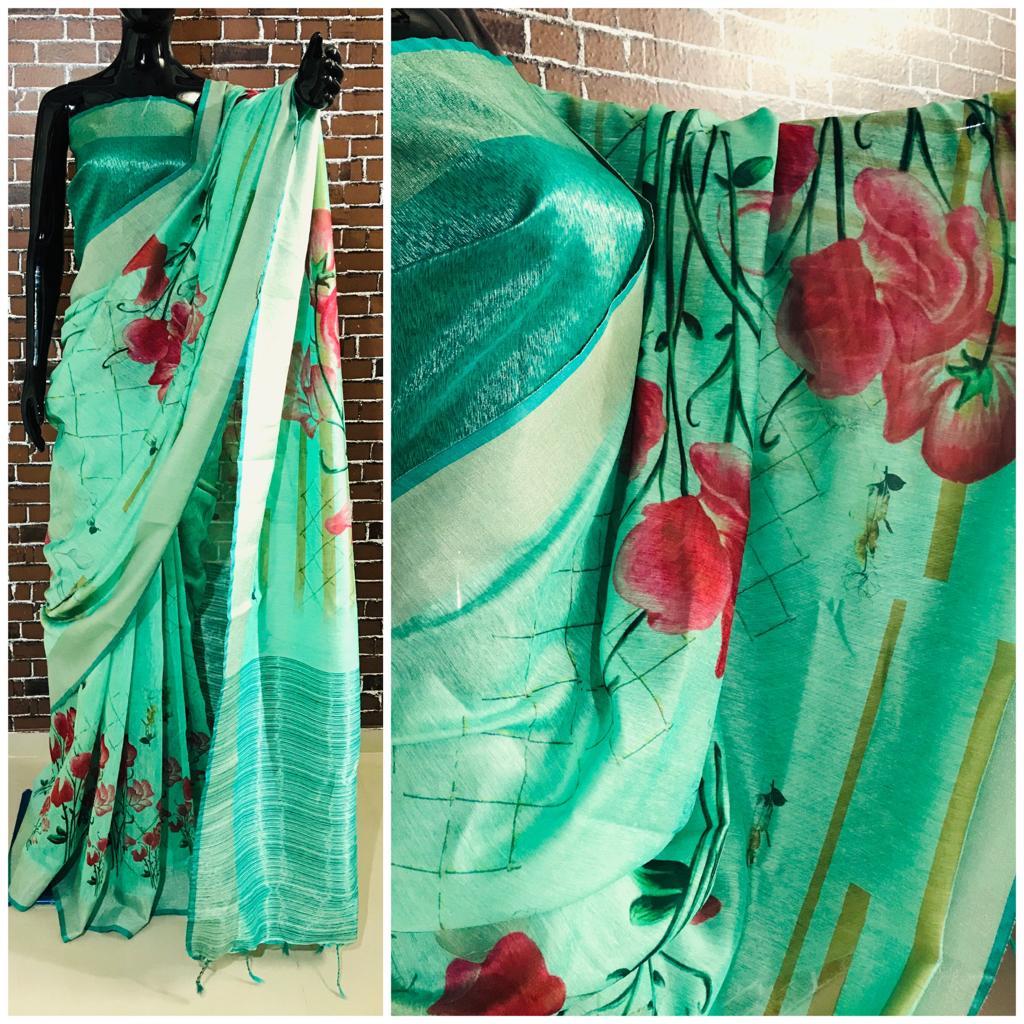 Printed Digital Saree
