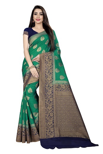 5 Colors Available Art Silk Sarees