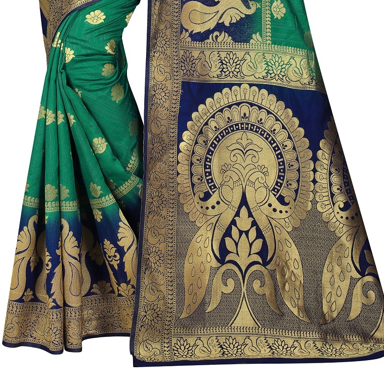 4 Colors Available Banarasi Silk Sarees
