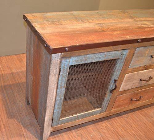 Handmade Rustic Solid Reclaimed Wood Sideboard