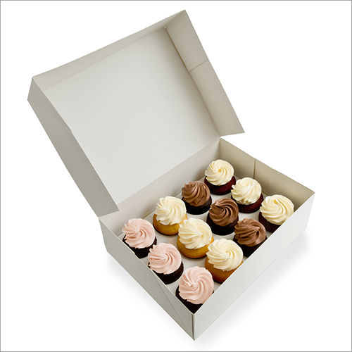 White Twelve Cupcake Box