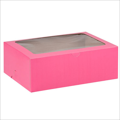 Paper Pink Pizza Boxes