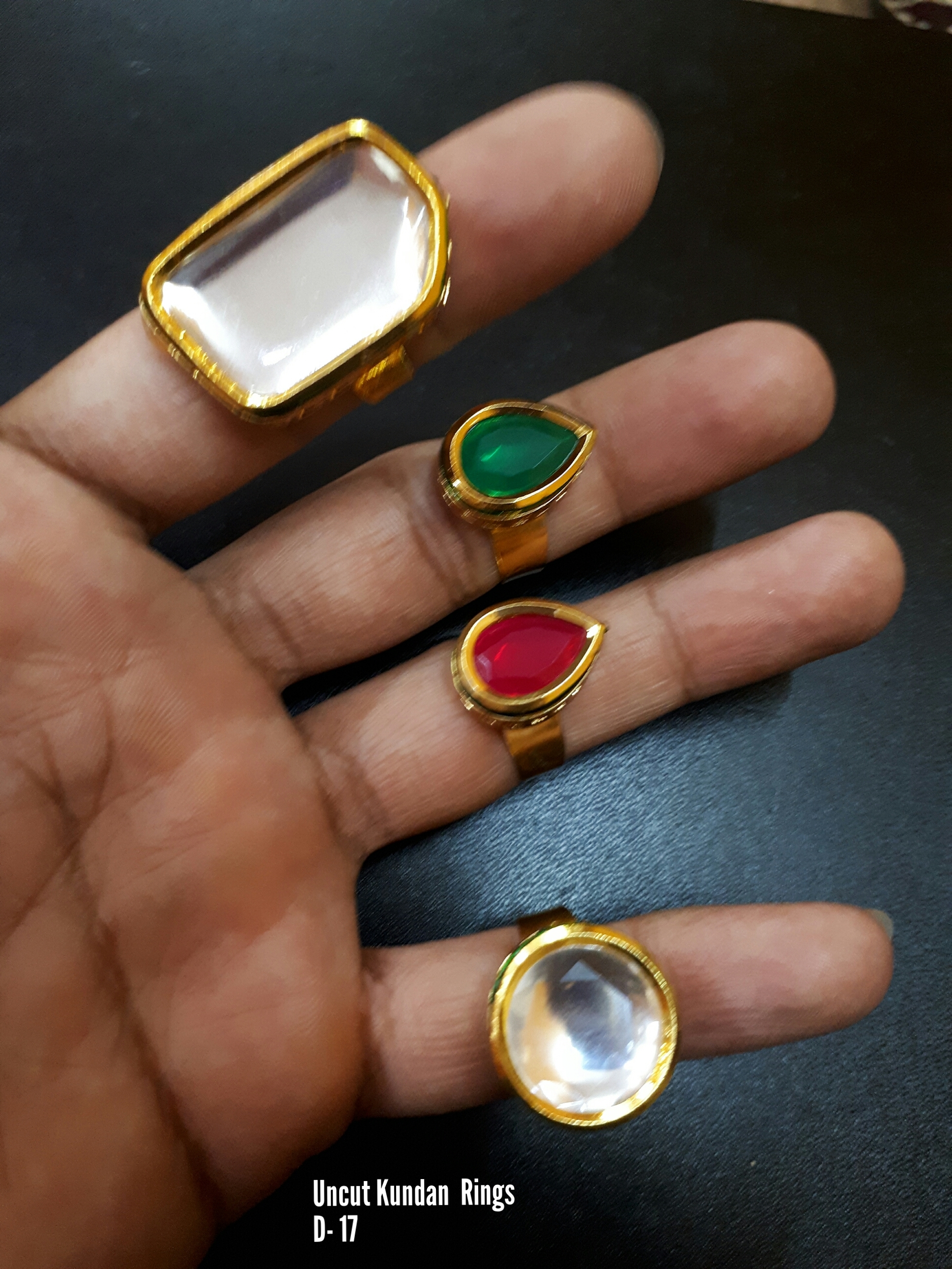 Kundan Ring Gender: Women