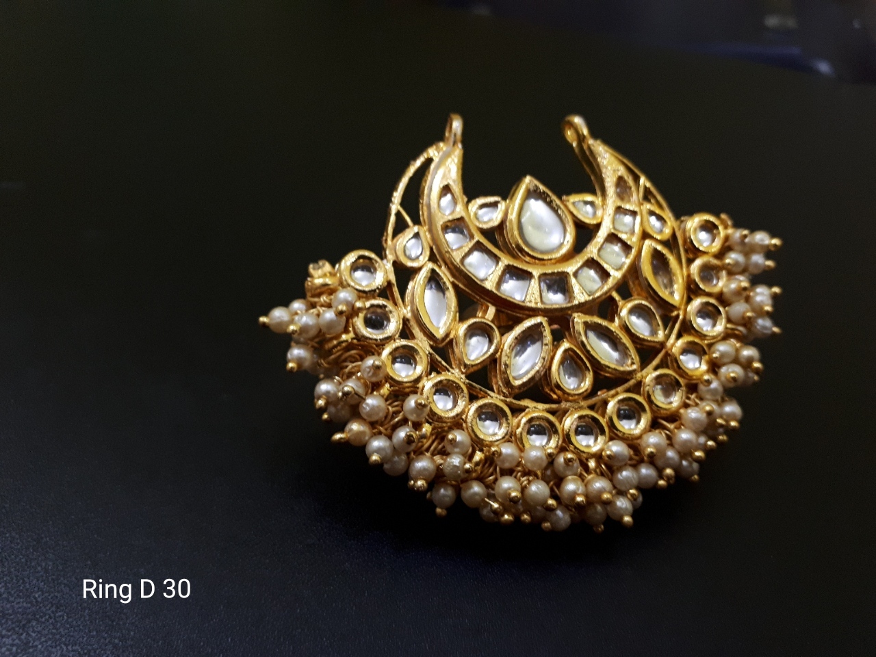 Kundan Ring Gender: Women