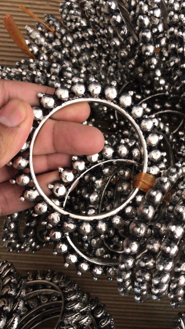 Gift Indian Silver Bangles