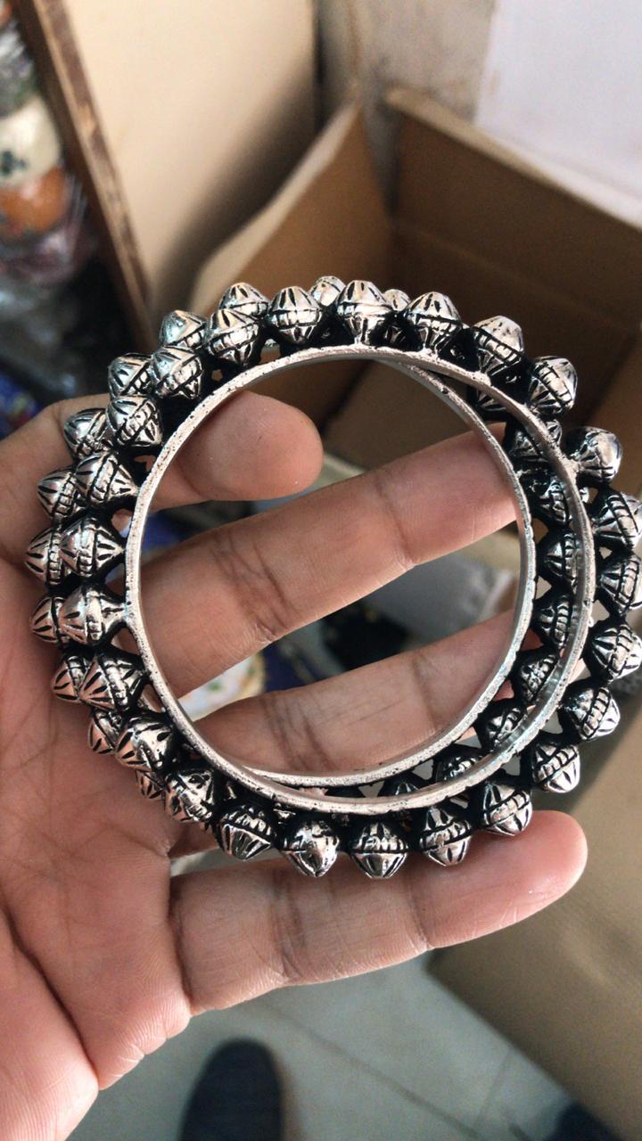 Gift Indian Silver Bangles