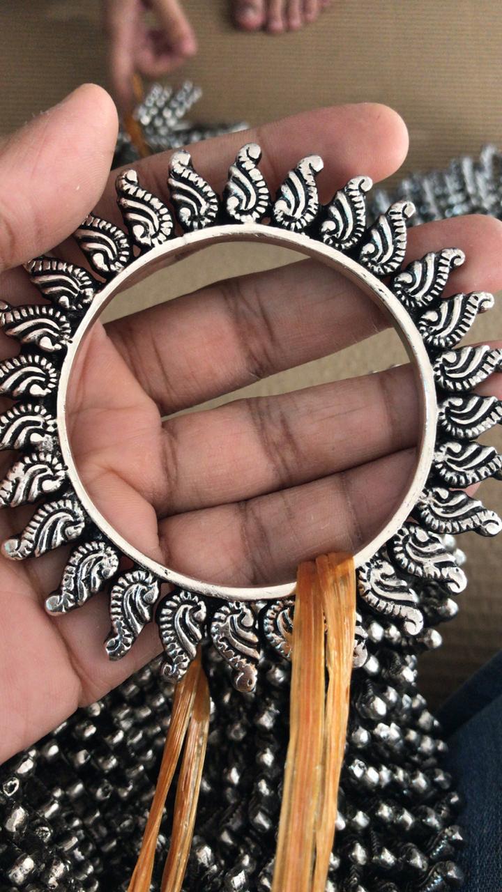 Gift Indian Silver Bangles