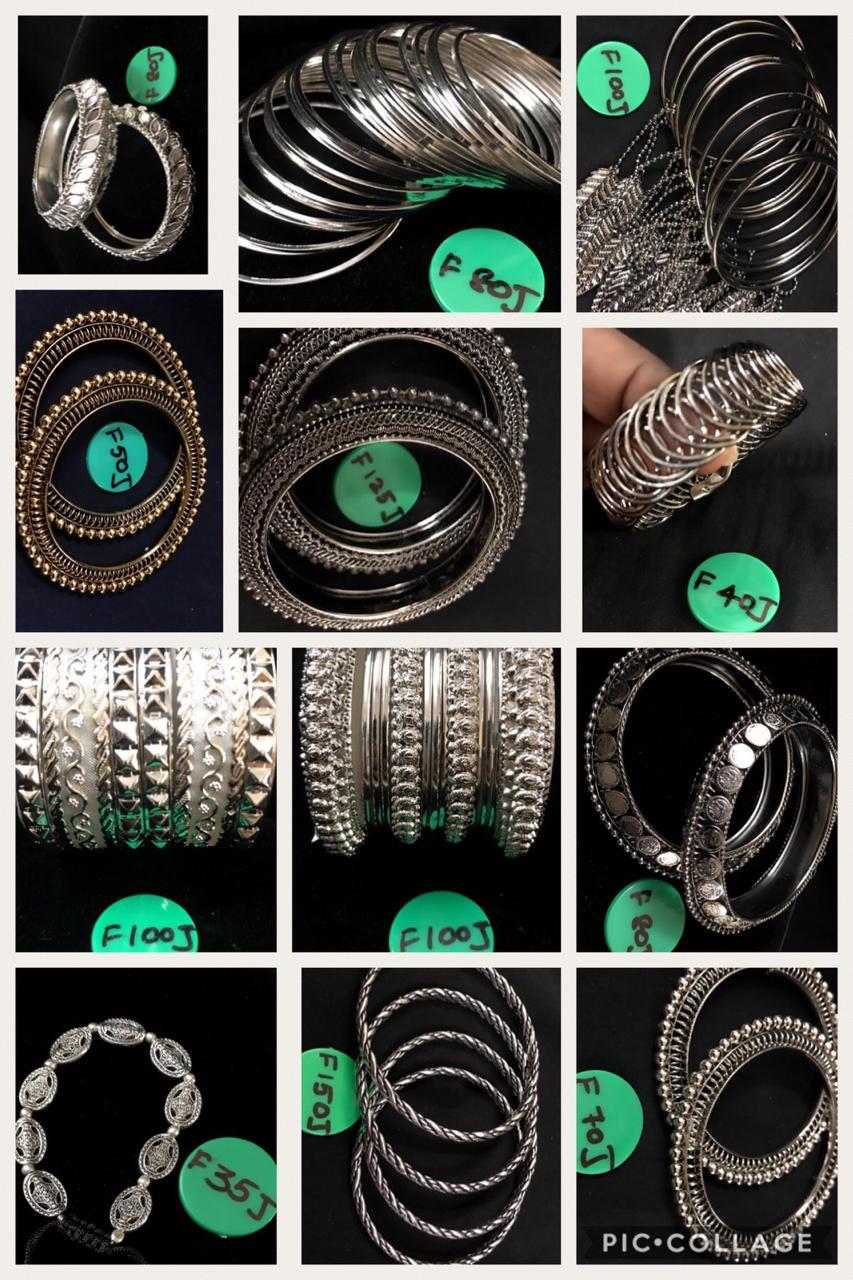 Gift Indian Silver Bangles