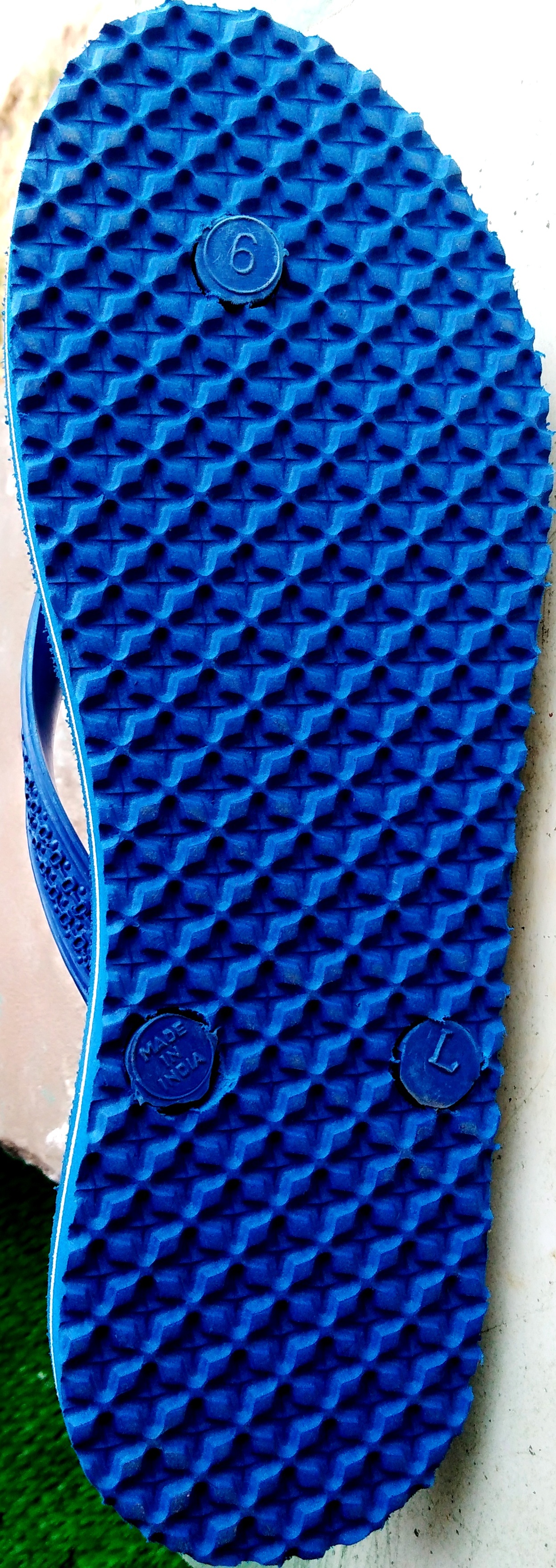 Rl-24 - Rubber, Size 6 | Comfortable Red Color Flip Flop For Girls And Ladies With Durable Rubber Strips