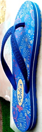 Rl-24 - Rubber, Size 6 | Comfortable Red Color Flip Flop For Girls And Ladies With Durable Rubber Strips