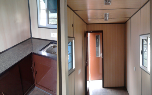 Portable Container Cabin - Color: Blue