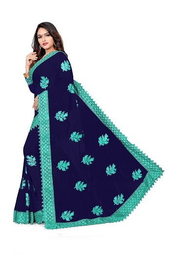 4 Fancy Border Sarees