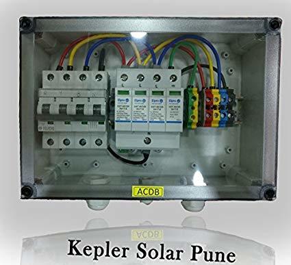 Dc Distribution Box - 1 Kw To 10 Kw Range | Type 1 & Type 2 With Fuse, Fuse Holder, Spd And Connector