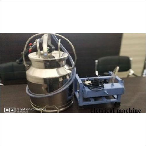 Silver And Blue Electrical Operated Milking Machine