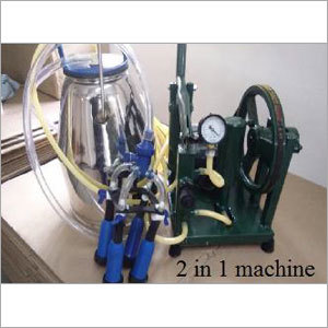 Blue 2 In 1 Milking Machine