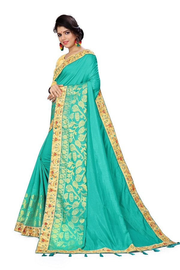 3 Ladies Fancy Work Sarees