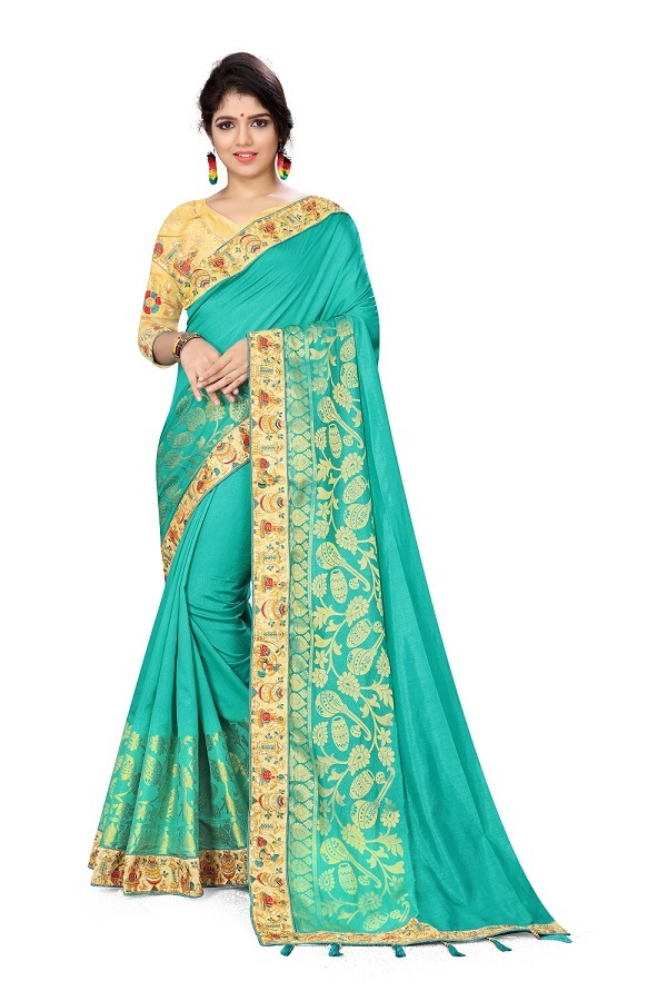 3 Ladies Fancy Work Sarees