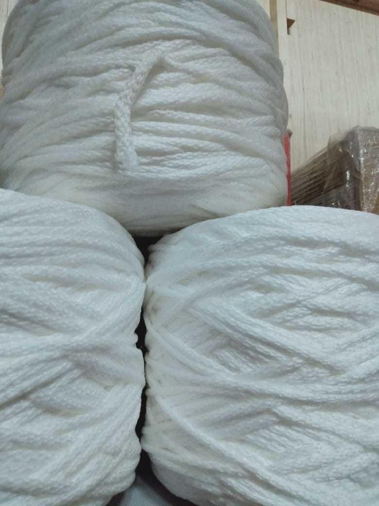 Fibcs Bag Material - Polypropylene, 4-8 Gm/meter, White, 3-8 Mm Diameter, Round Shape | High Strength, Tear Resistant, Plain Texture