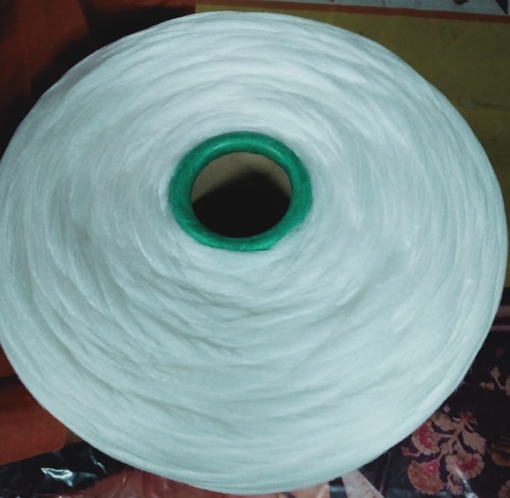 Polyester Filler Cord - 3-5 Mm Diameter, 3-6 Gm/meter Length, White Color | Light Weight, Soft, Shiny, Round Shape, Plain Style