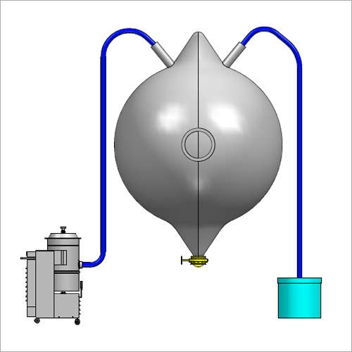 Pneumatic Conveying System - 100 Kg/hr Capacity, Semi-automatic Control Mode, Stainless Steel Material, 2 Tonne Weight, User-friendly And Customized Design